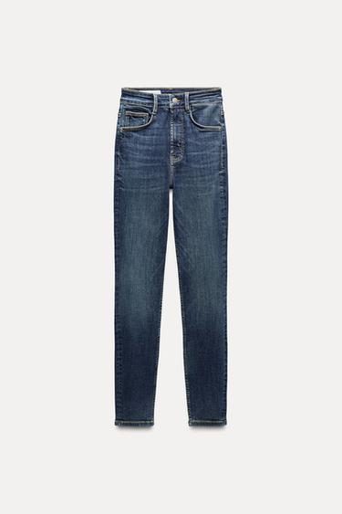 JEANS TRF SCULPT TIRO ALTO - Marino de Zara