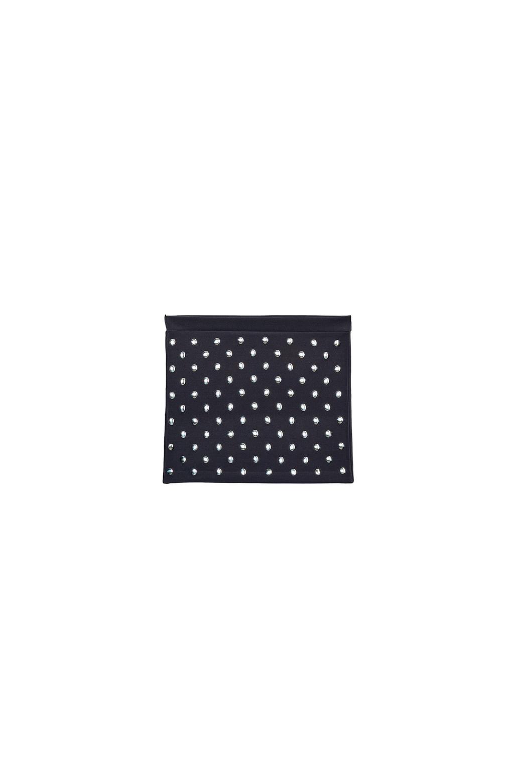STUDDED MINI SKIRT - image 3