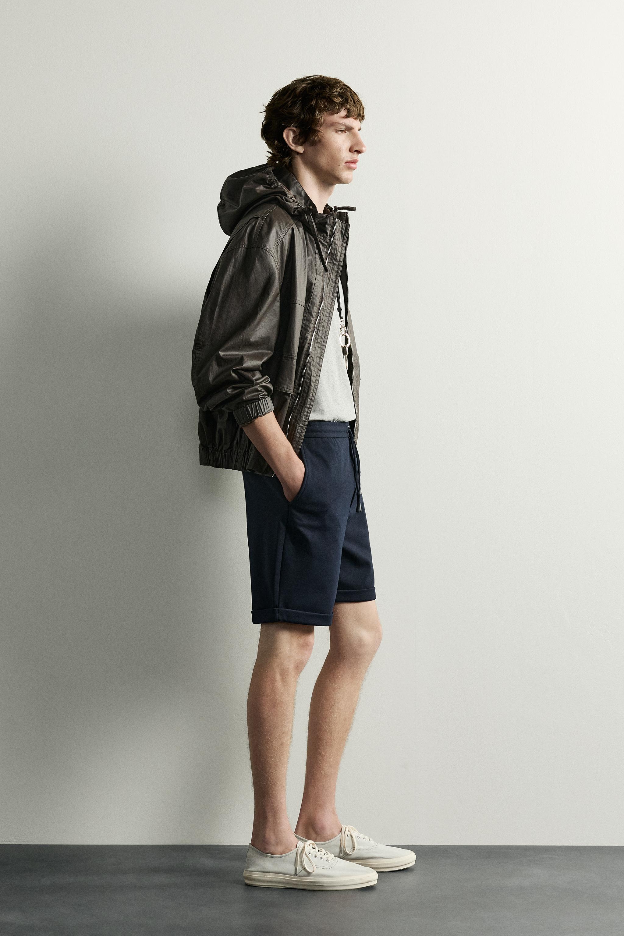 Zara CONFORT REGULAR FIT BERMUDA görsel 4