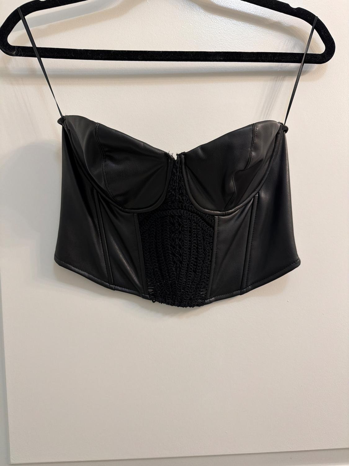 FAUX LEATHER CORSET - Image 3