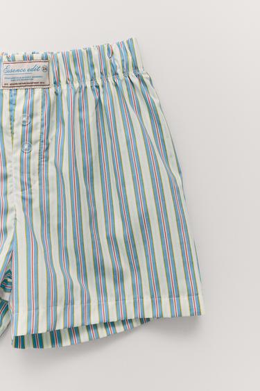 6-14 YEARS/ STRIPED T-SHIRT AND BERMUDA PYJAMAS - Blue by Zara