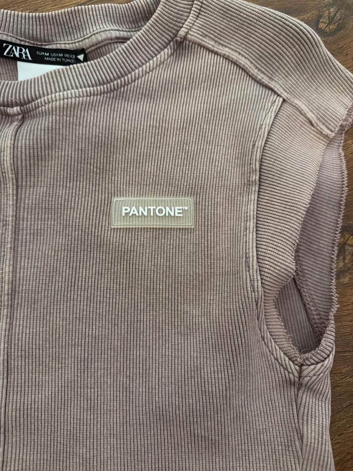 TOP CROP RIB EFECTO LAVADO PANTONE™ - Image 3