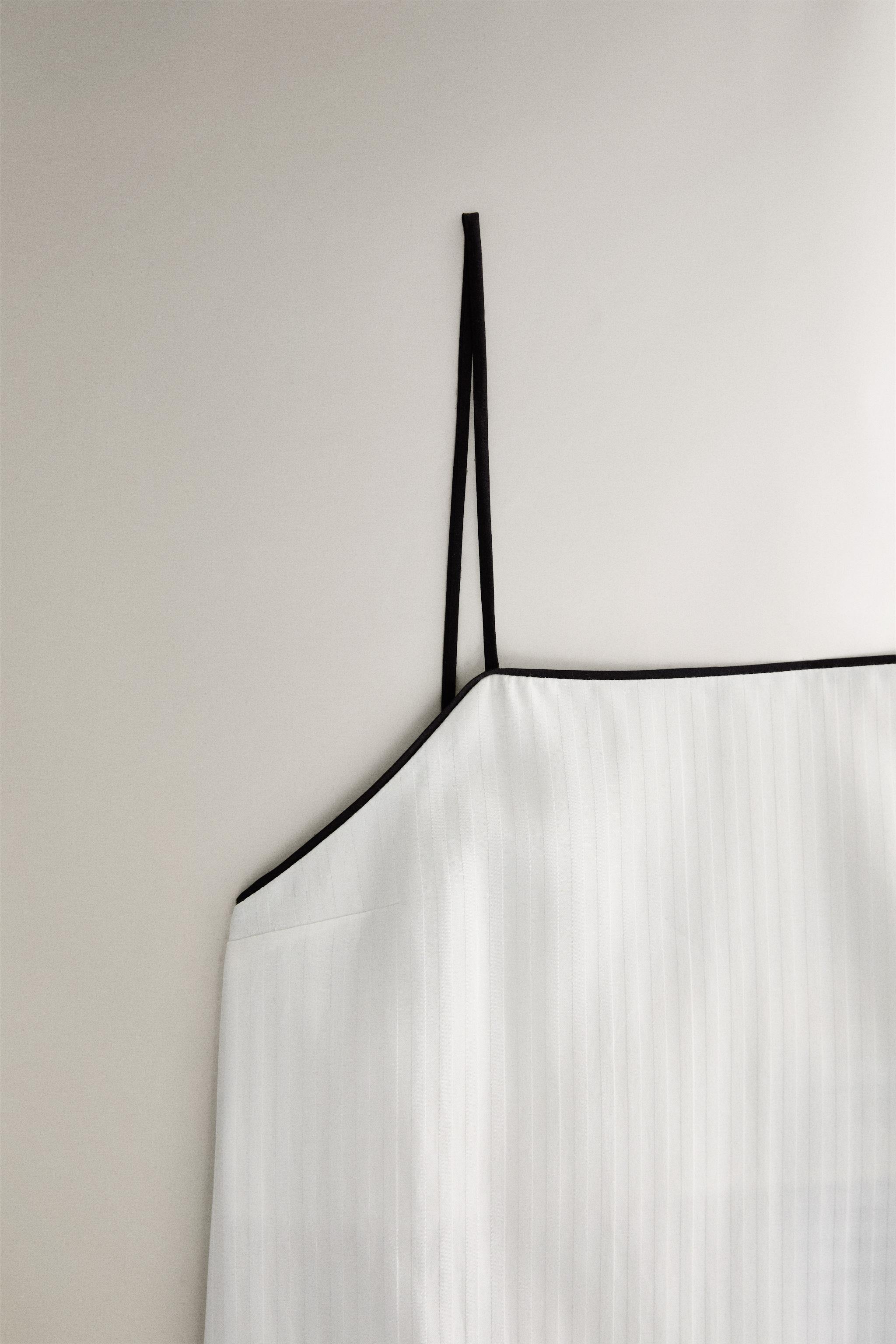 CHEMISE DE NUIT JACQUARD RAYURES