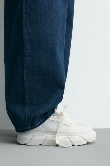 CHUNKY SOLE SNEAKERS - White by Zara - Image 0