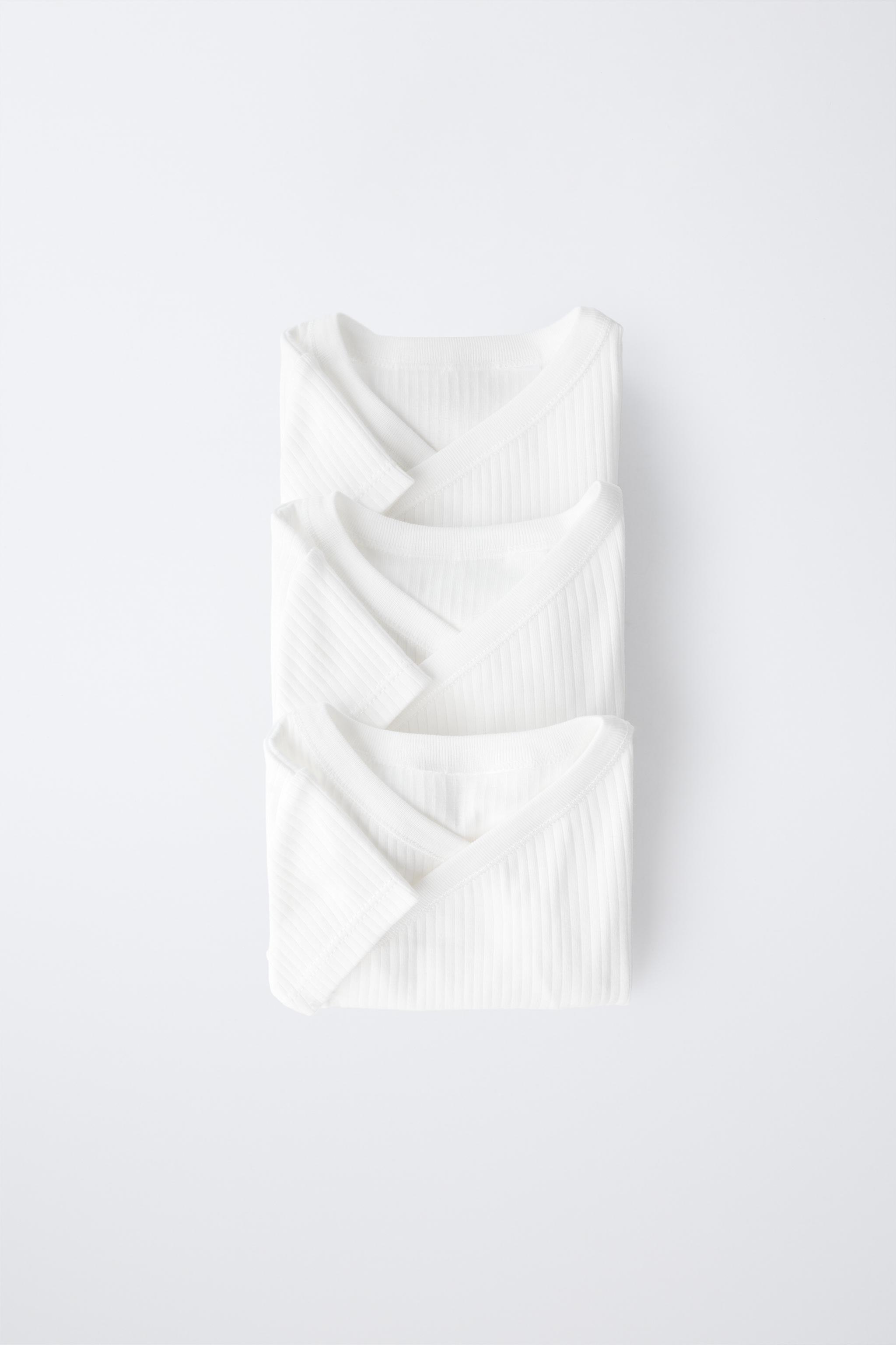 Боди THREE-PACK WRAP для детей, короткий рукав — Zara