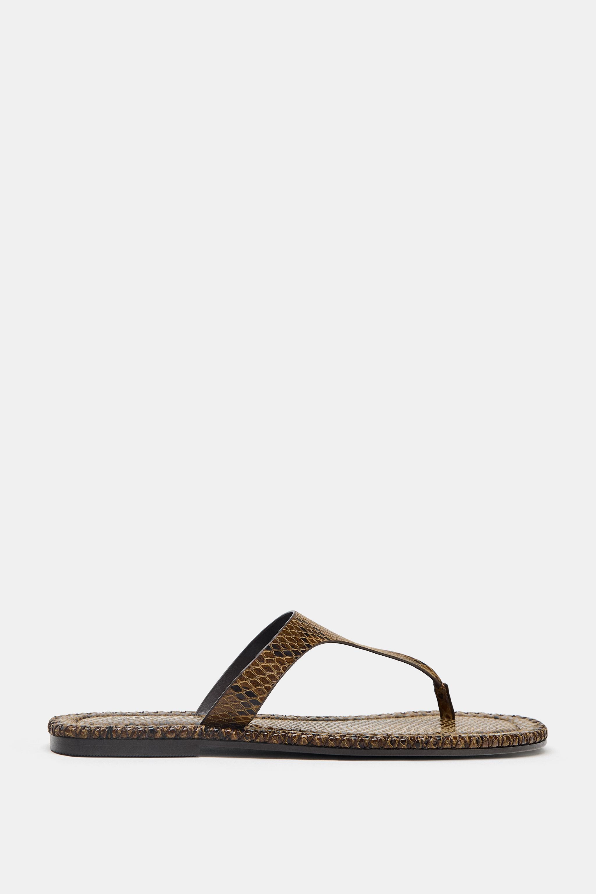 ANIMAL PRINT SANDALS Snake ZARA United States