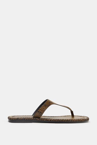 HAYVON PRINTLI SANDAL - Ilon terisi Zara tomonidan