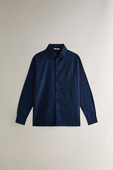 STRIPED SHIRT - Blue by Zara - Image 0