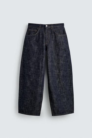 JEANS BALLOON FIT - Índigo de Zara