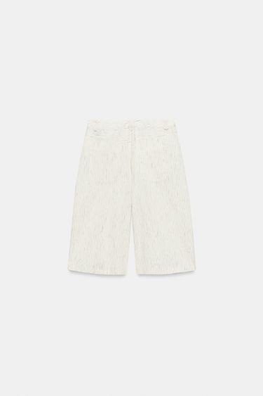 ZW COLLECTION STRIPED BERMUDA SHORTS WITH DARTS - striped by Zara - Image 12