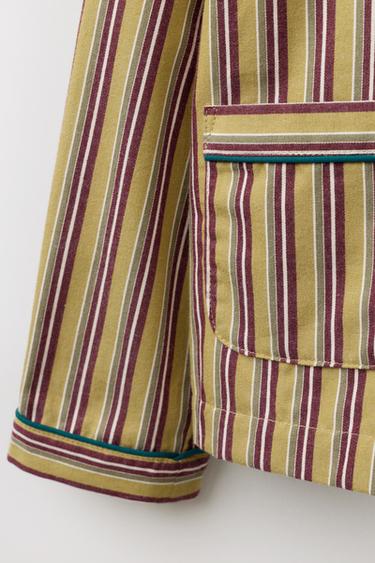 LIMITED EDITION STRIPED PYJAMA SHIRT - Multicoloured by Zara - Image 3