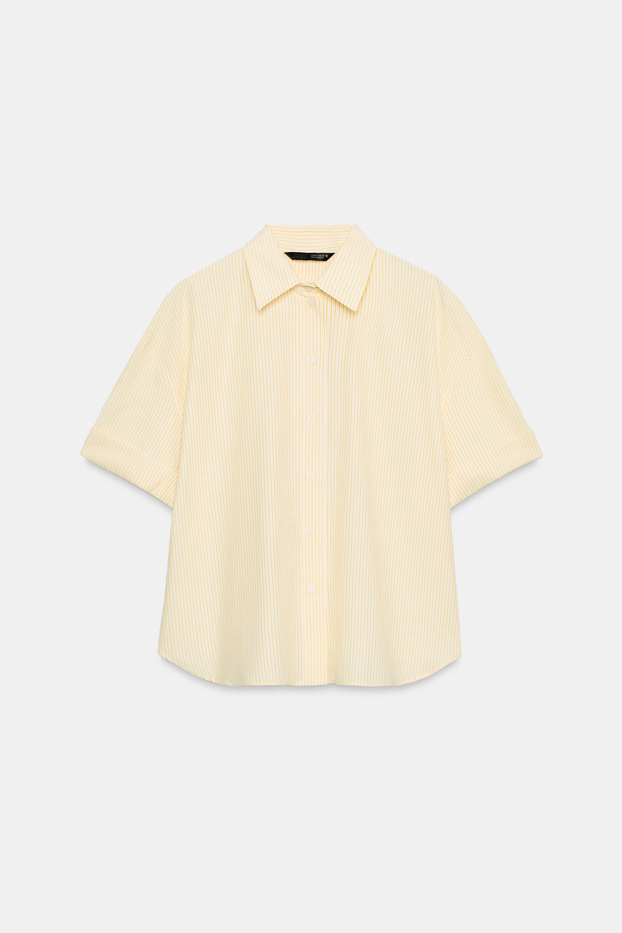 CHEMISE OVERSIZE EN POPELINE À RAYURES