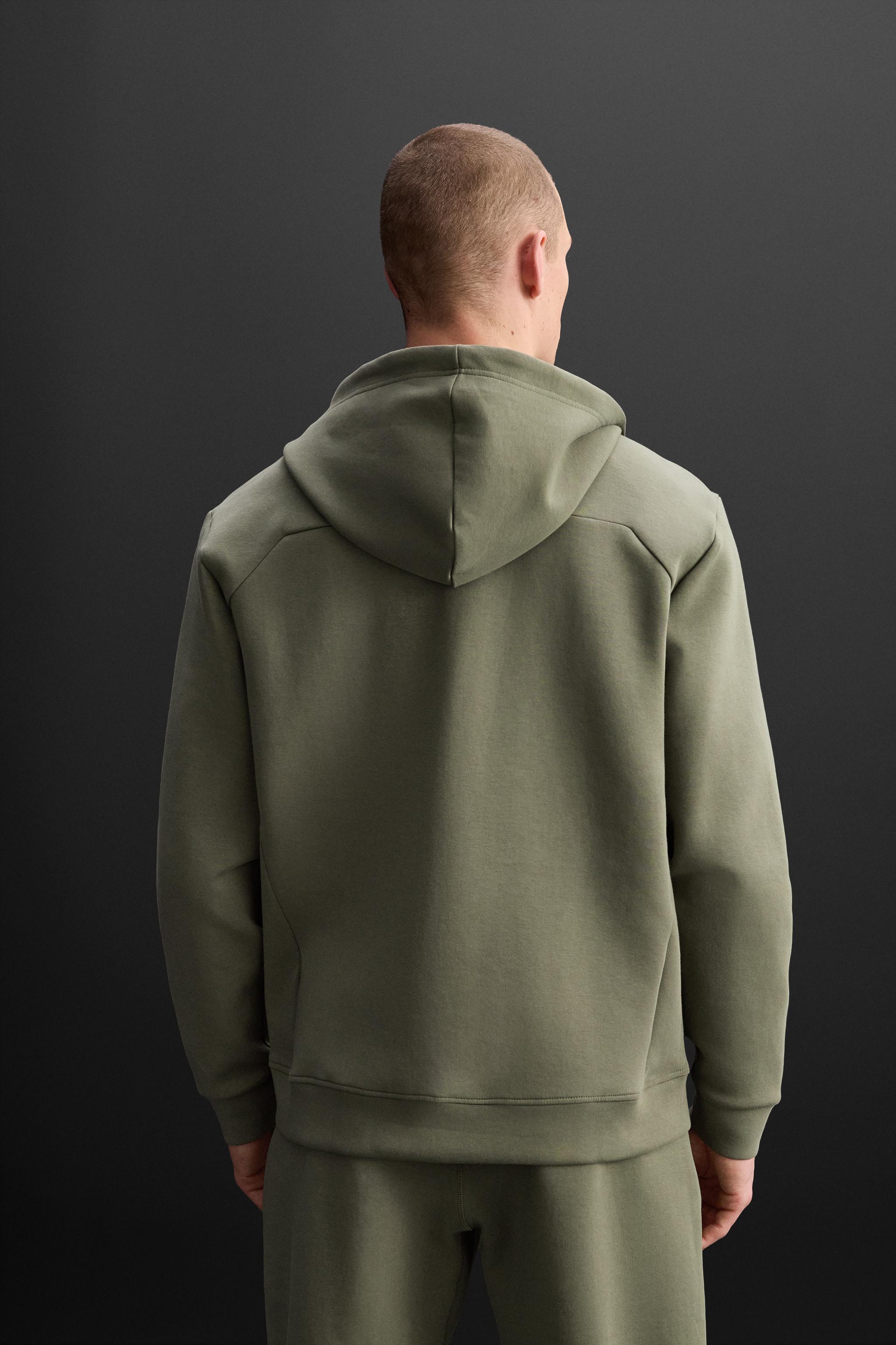 TECHNICAL ZIP SWEATSHIRT - Ecru | ZARA United States