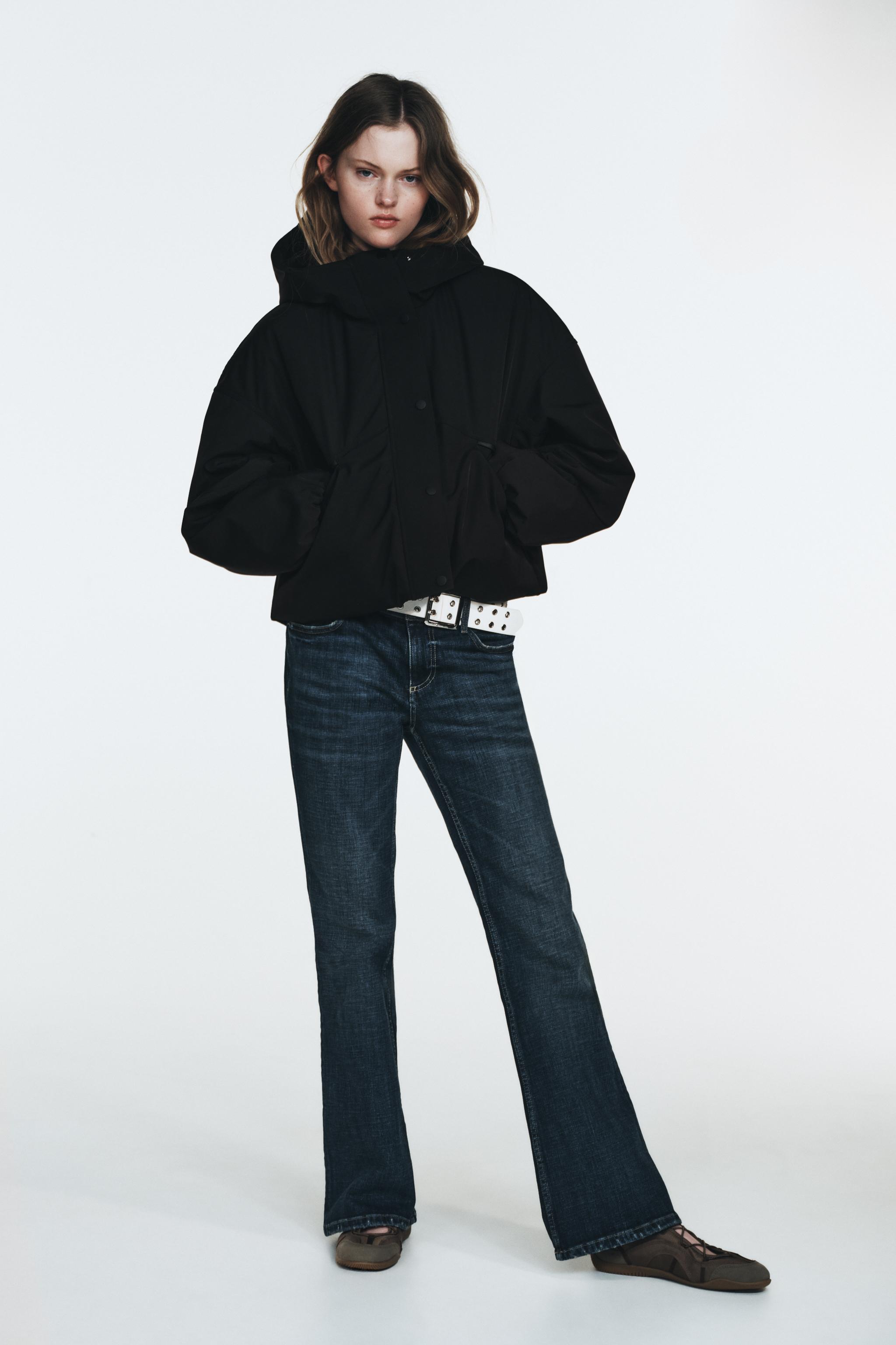 防風撥水加工入りキルティングジャケット - ブラック | ZARA Japan / 日本