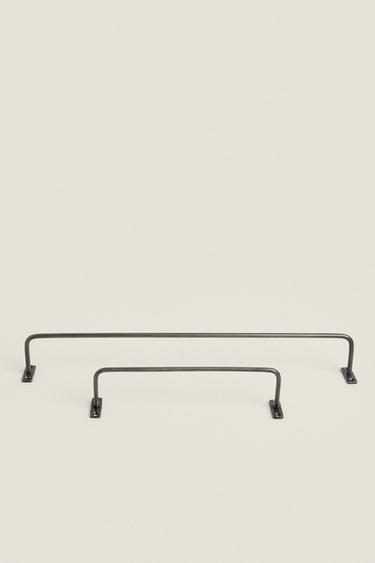 DARK METAL TOWEL RACK - Black by Zara - Image 0