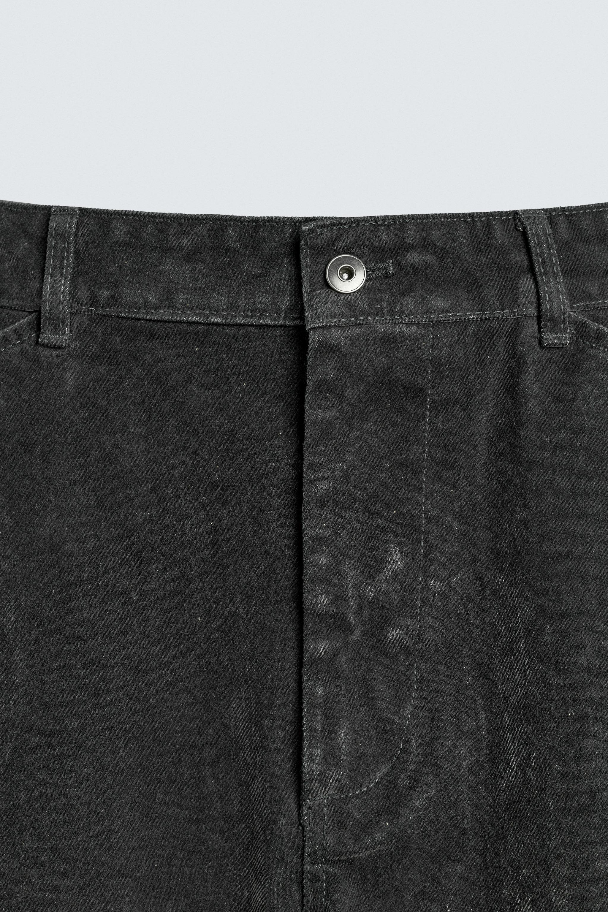 PANTALON RELAXED FIT FLOQUÉ
