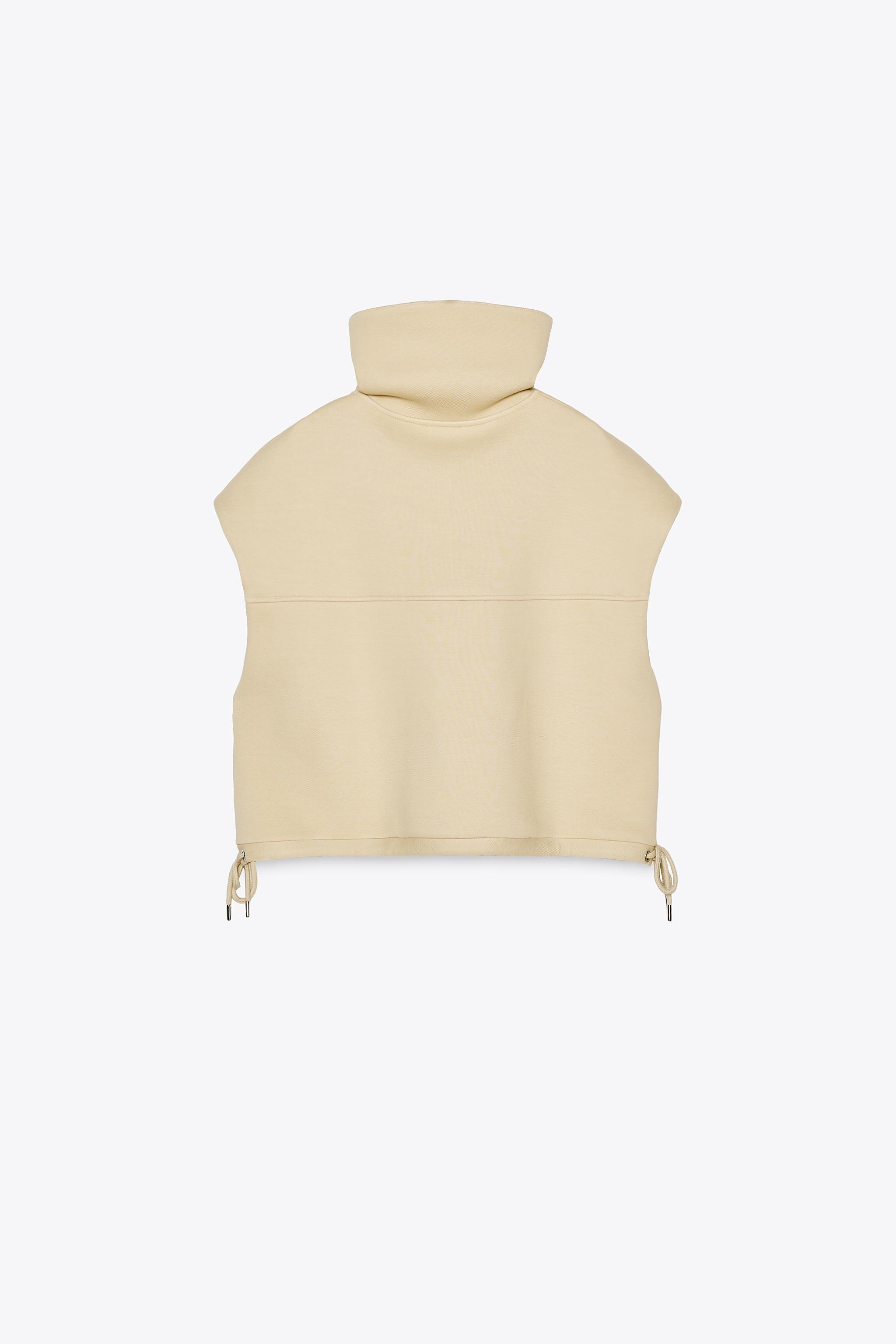 PIQUÉ VEST - Sand | ZARA United States