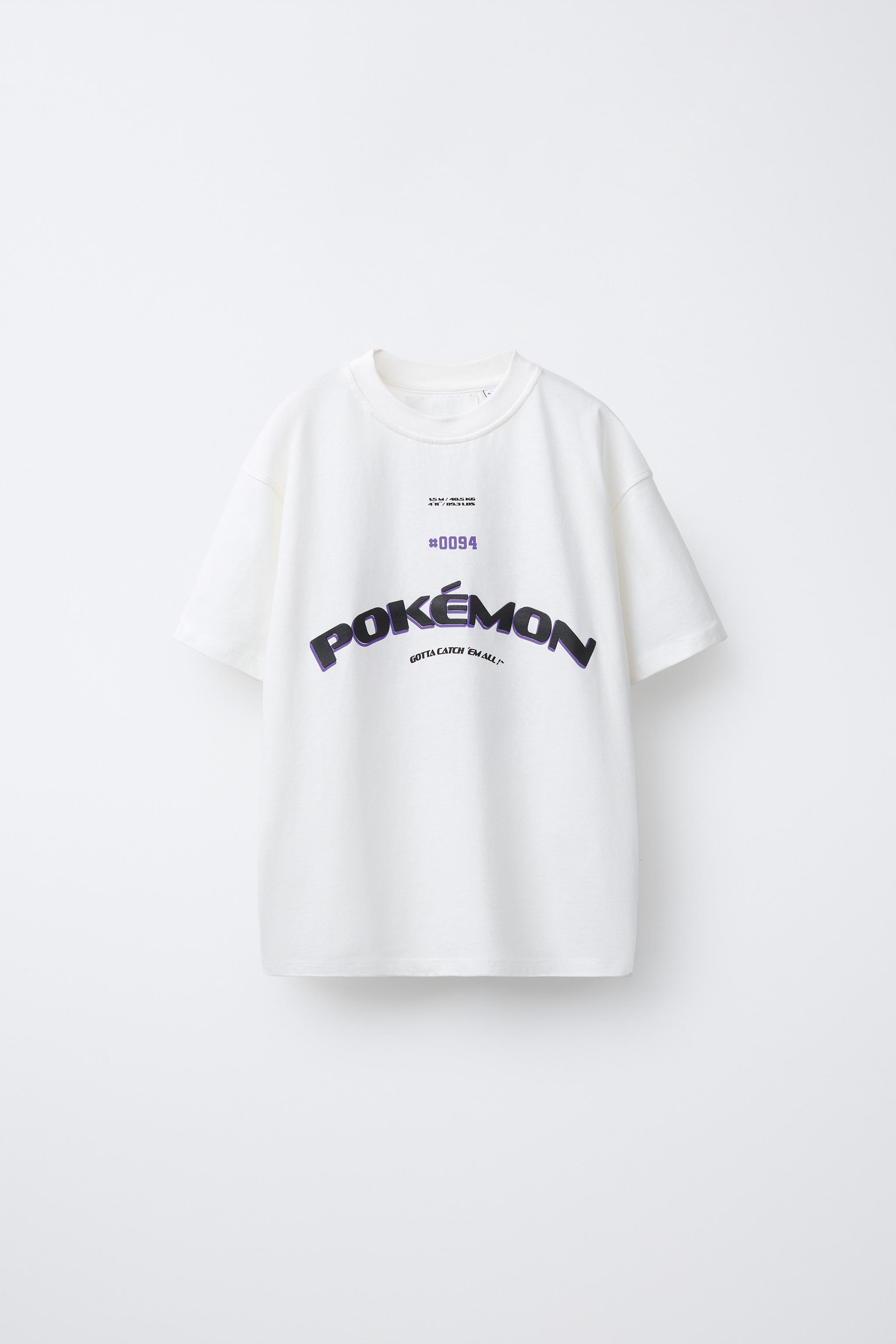 GENGAR POKÉMON ™ PRINT T-SHIRT - Ecru | ZARA United States