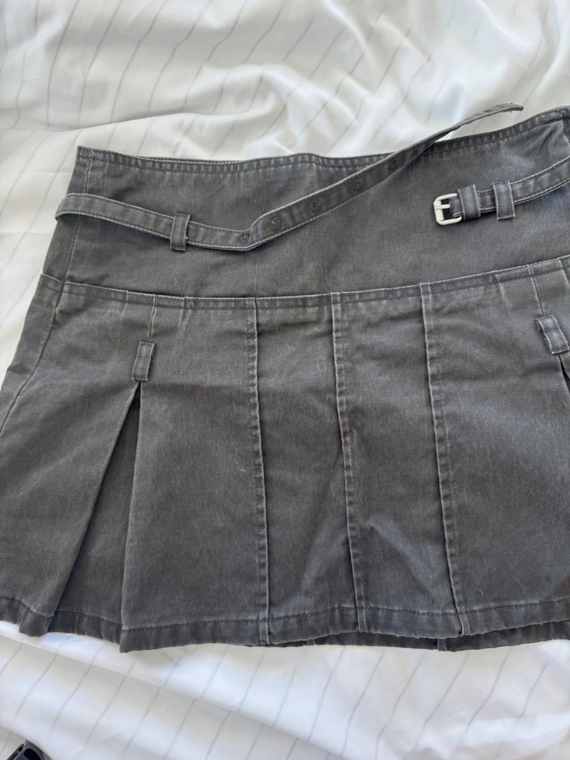 WAXED MINI SKIRT - Image 3