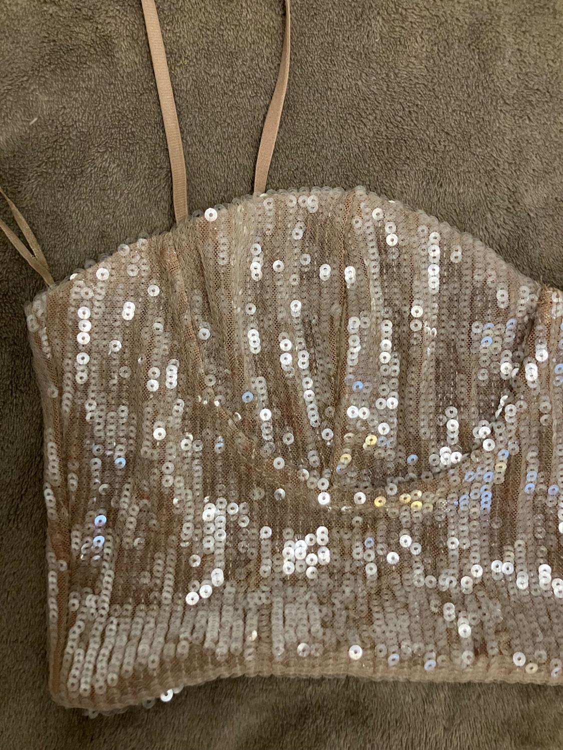 SEQUINNED BRALETTE TOP - Image 5
