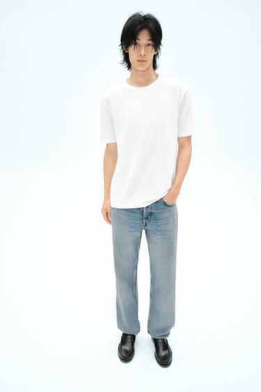 Zara 基本款修身版 T 恤 - 白色