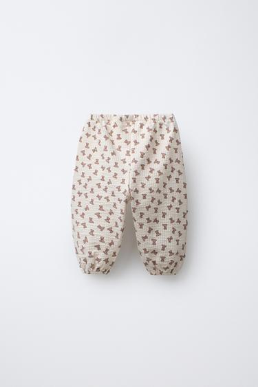 BEAR JOGGERS - Ecru by Zara - Image 1