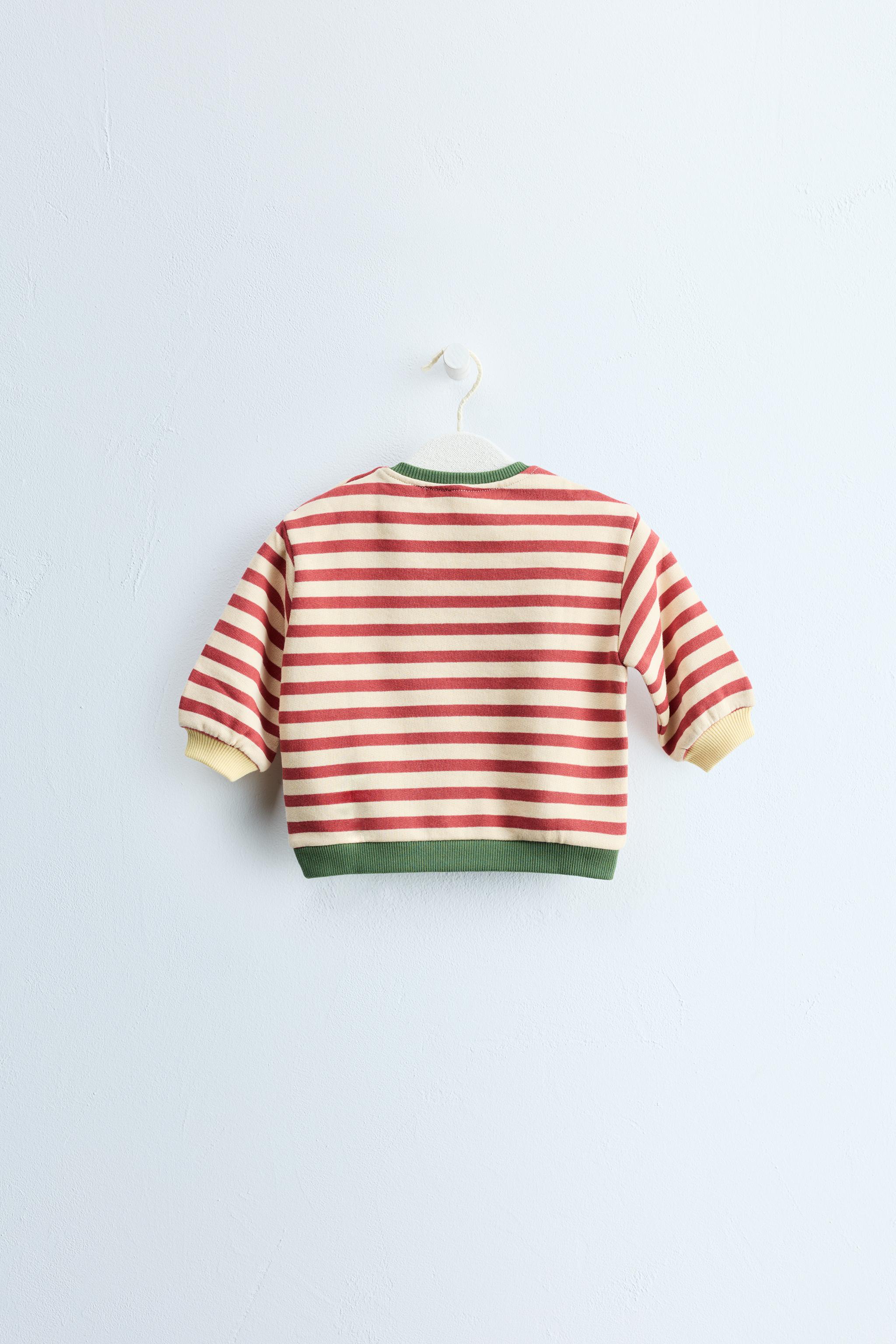 Zara Timeless - Striped Print Sweatshirt