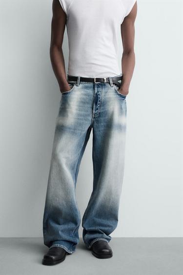 BAGGY FIT JEANS - Blue by Zara