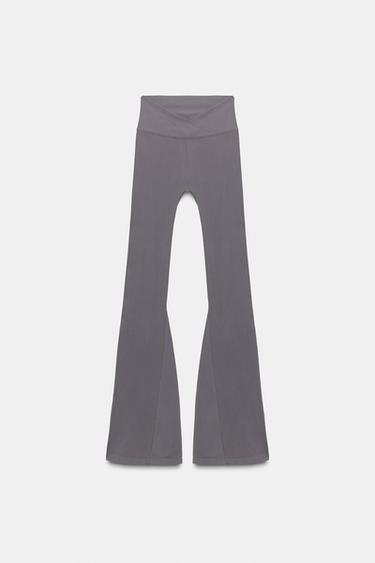 FLARE SEAMLESS LEGGINGS - Lilac by Zara - Image 0