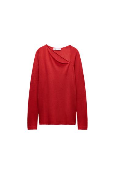 FINE WOOL AND SILK BLEND SWEATER