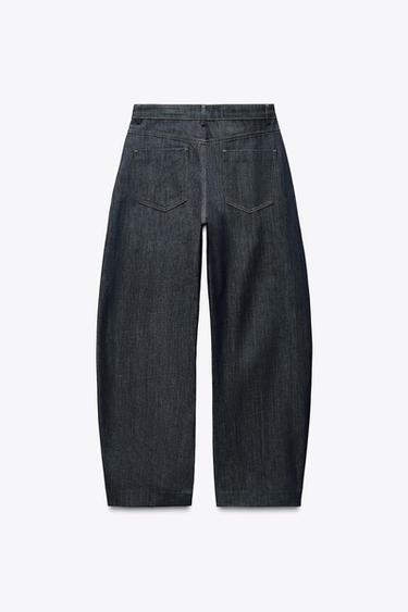 ZW COLLECTION BARREL JEANS - Blue by Zara - Image 5
