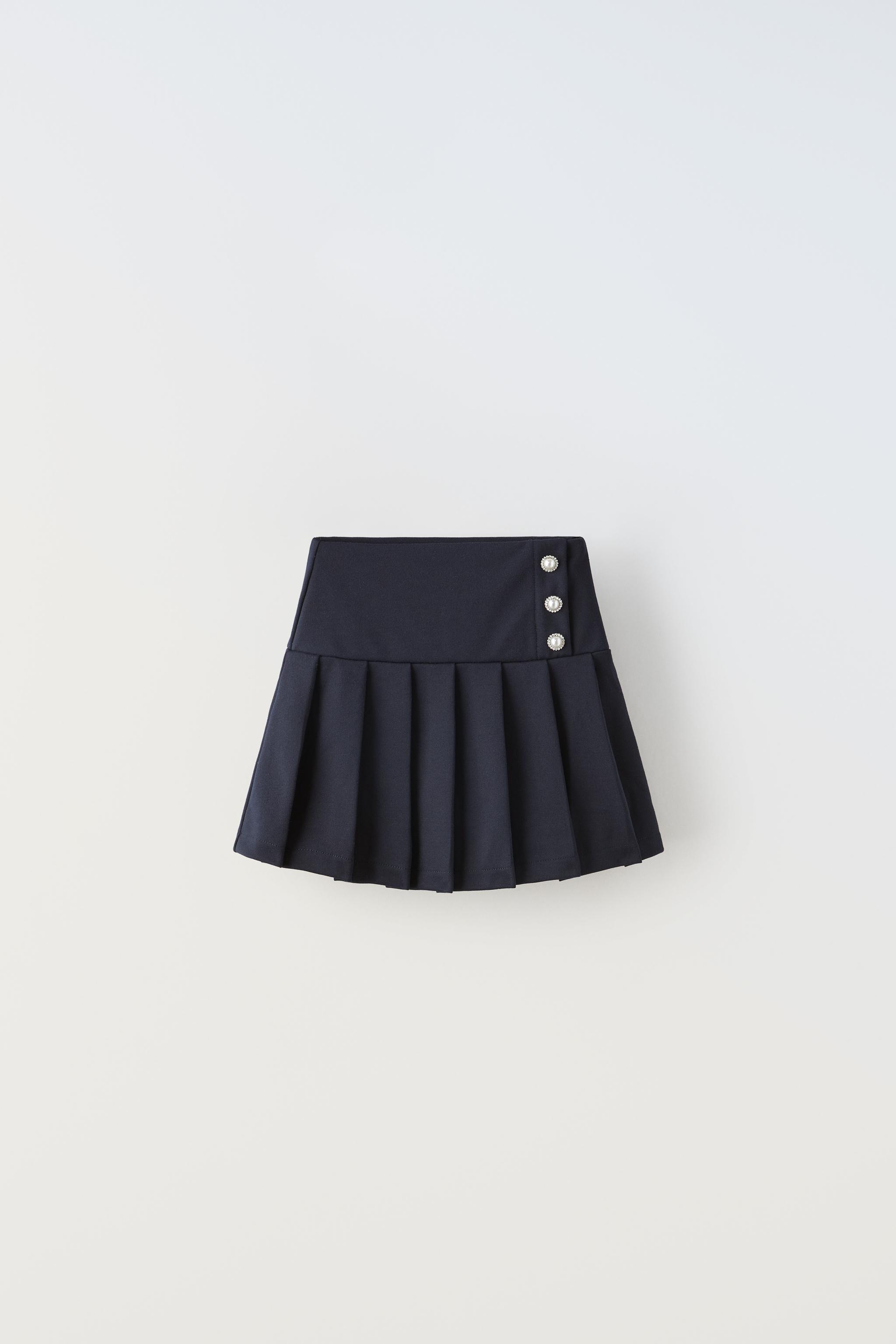 ボックスプリーツスカート スカート - ネイビーブルー | ZARA Japan / 日本