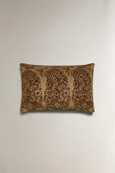 PUDEBETRÆK I VELOUR - Beige fra Zara - Billede 0