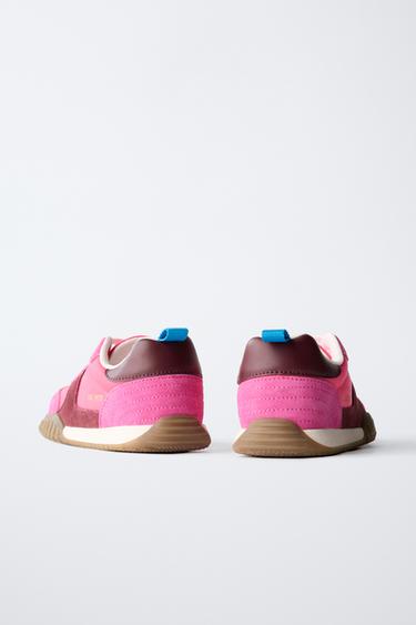 CONTRAST TRAINERS - Fuchsia by Zara - Image 5