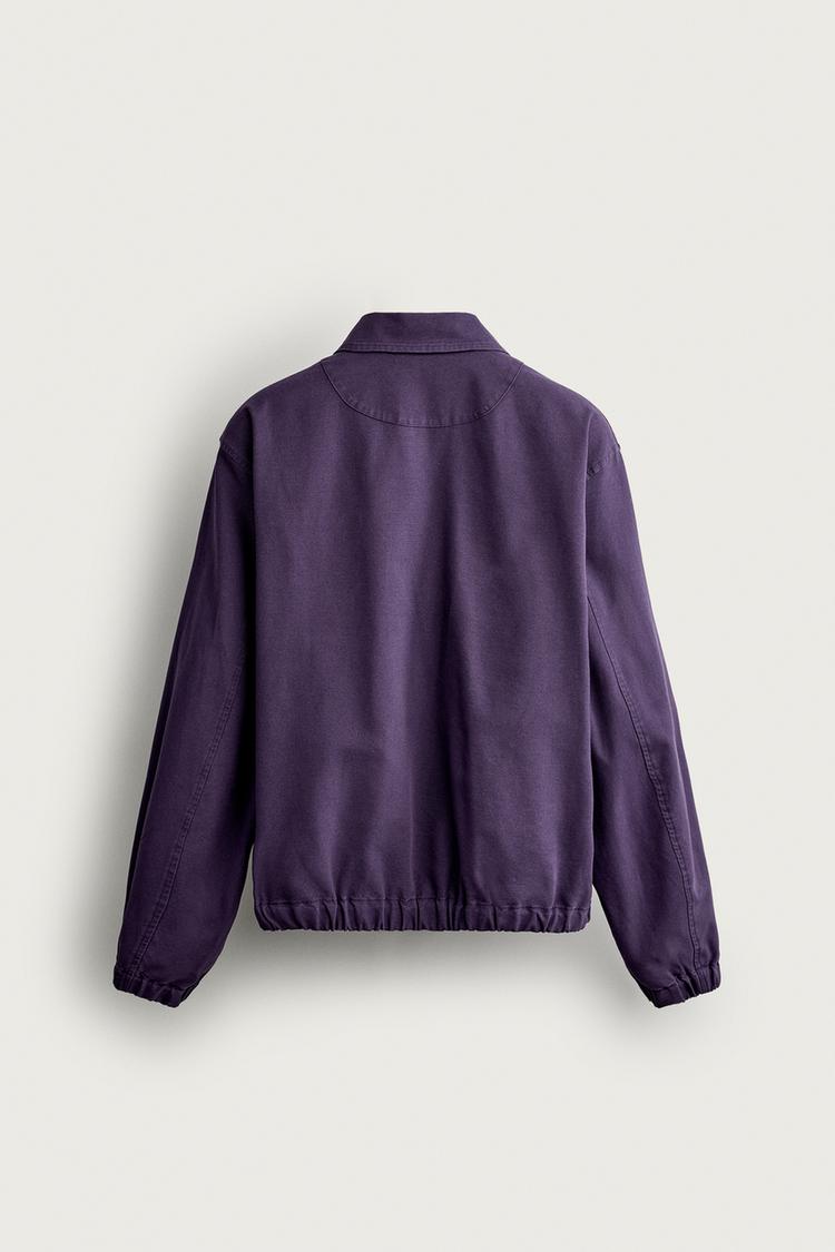 Chaqueta de algodón de corte regular 8