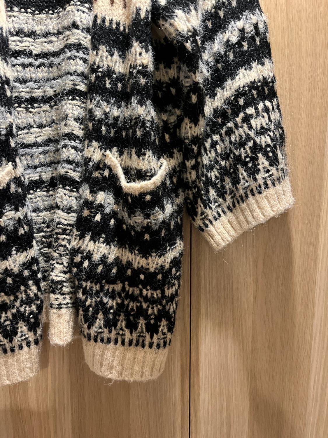 KNIT JACQUARD CARDIGAN - Image 4
