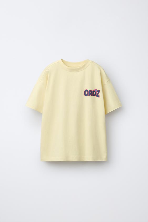 CAMISETA ESTAMPADA LOGO - Amarillo de Zara - Imagen 0