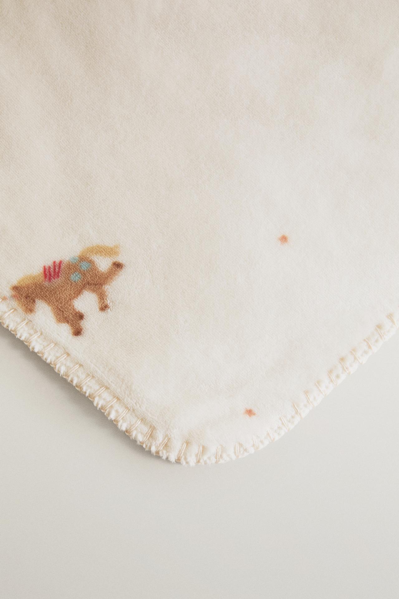 KIDS' UNICORN BLANKET — Pink