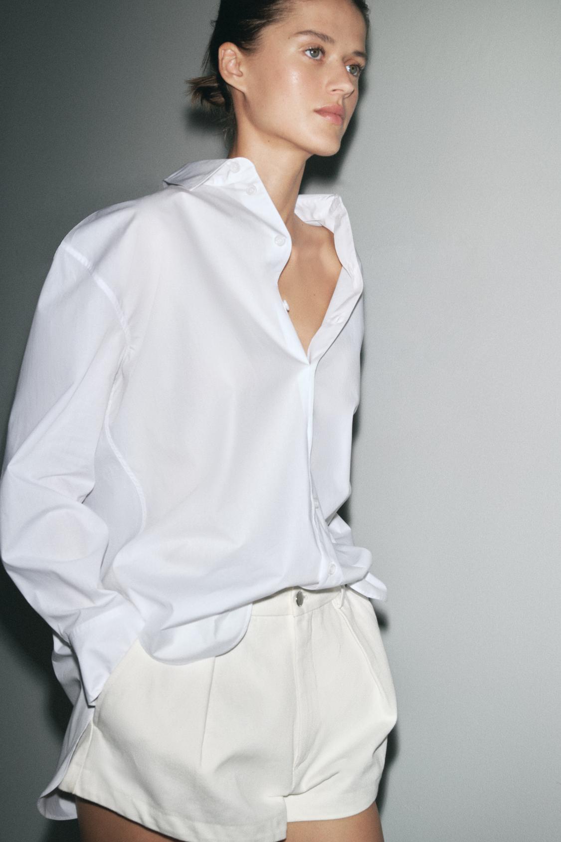 OVERSIZED POPLIN SHIRT ZW COLLECTION