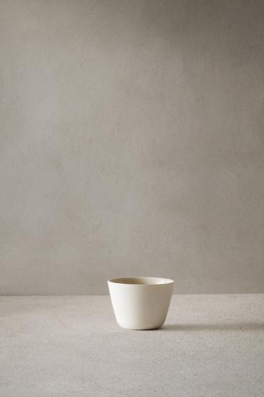 LOT DE 2 - TASSE À CAFÉ CAPPUCCINO - écru-blanc de Zara - Image 1