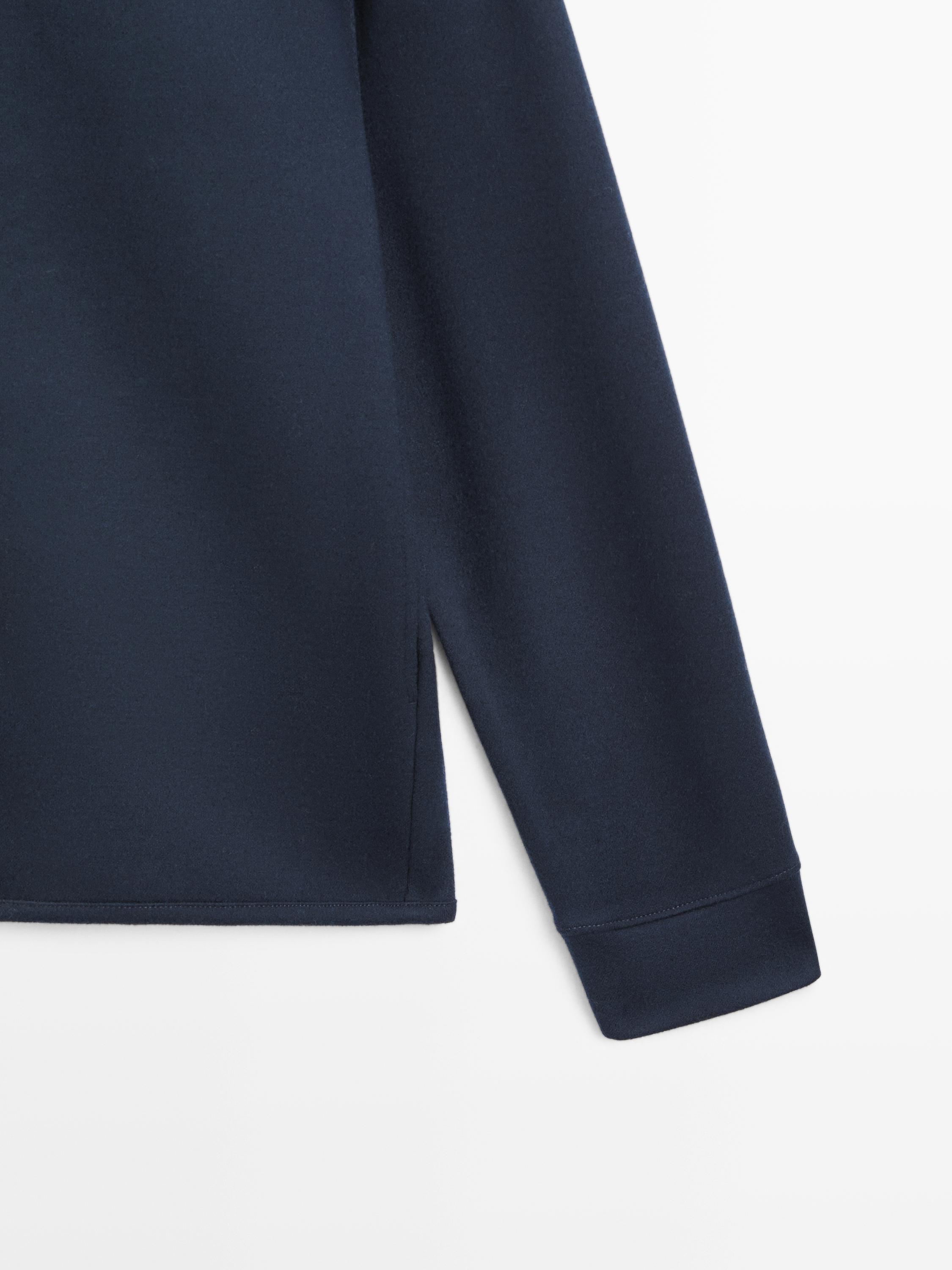 Veste fermeture Éclair avec col