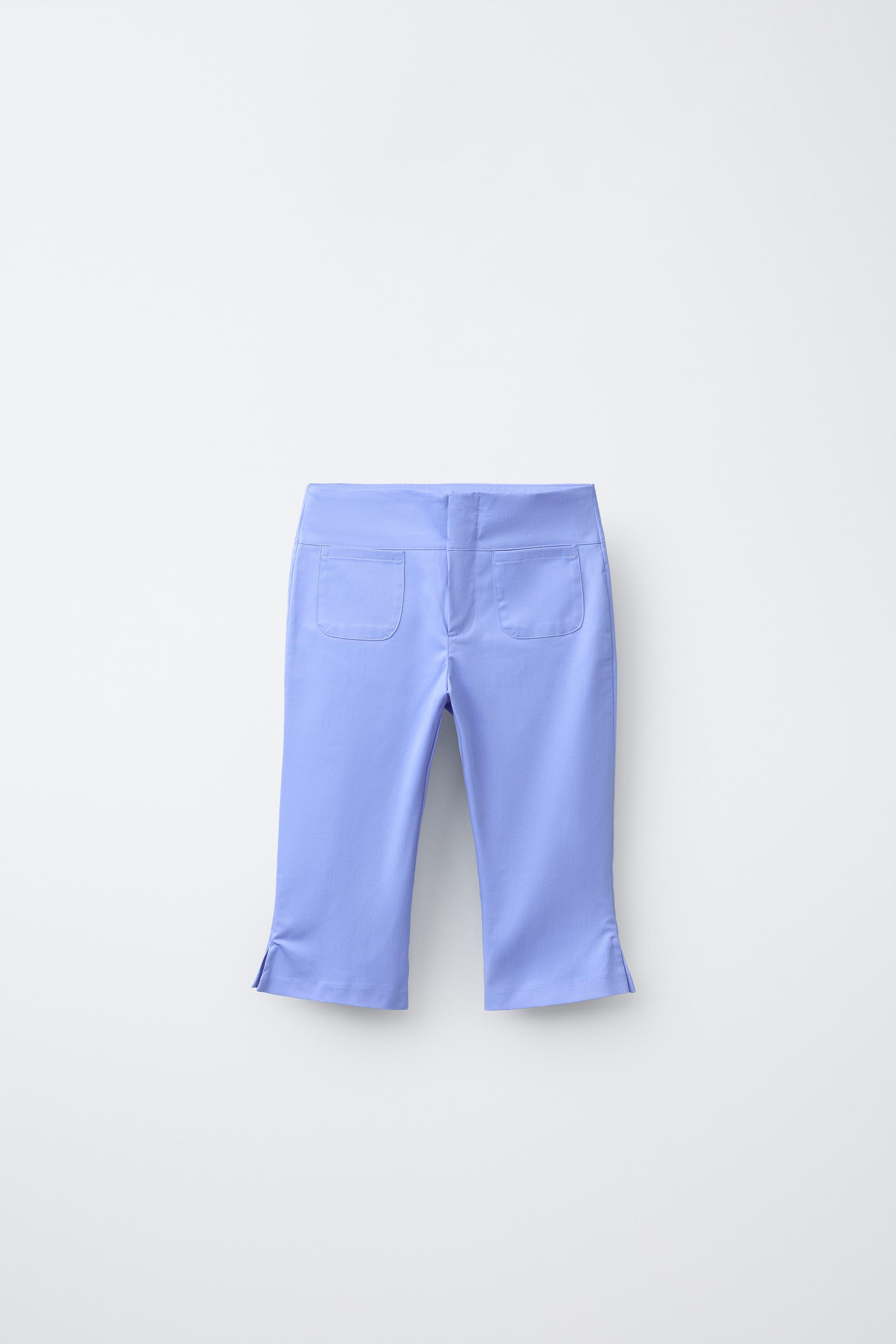 VENTED CAPRI PANTS