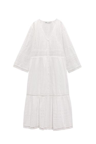 VESTIDO BORDADOS PERFORADOS