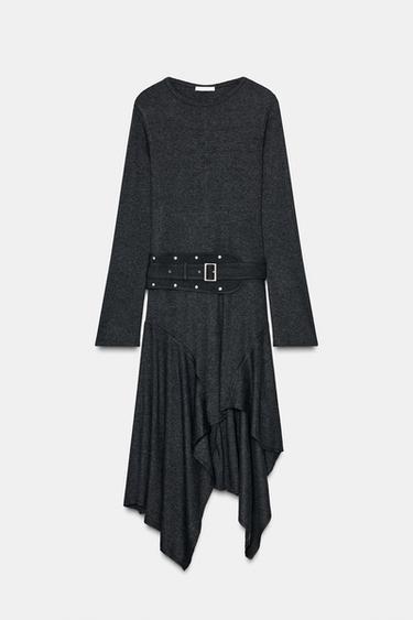 Zara 不對稱中長版洋裝 - 831