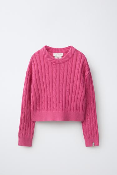 ТРИКОТАЖНИЙ СВЕТР У «ВІСІМКУ» FRUIT OF THE LOOM™ - Фуксія Zara