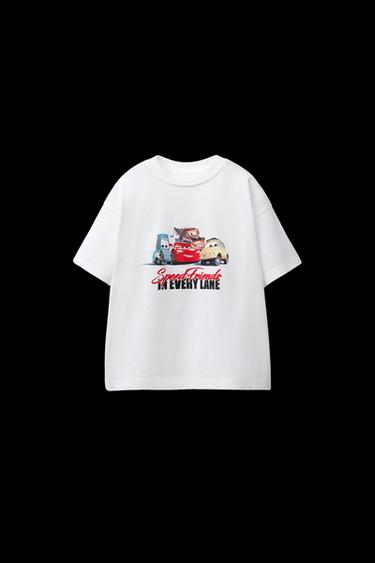 Zara CARS LIGHTNING MCQUEEN AND FRIENDS © DISNEY T-SHIRT - White
