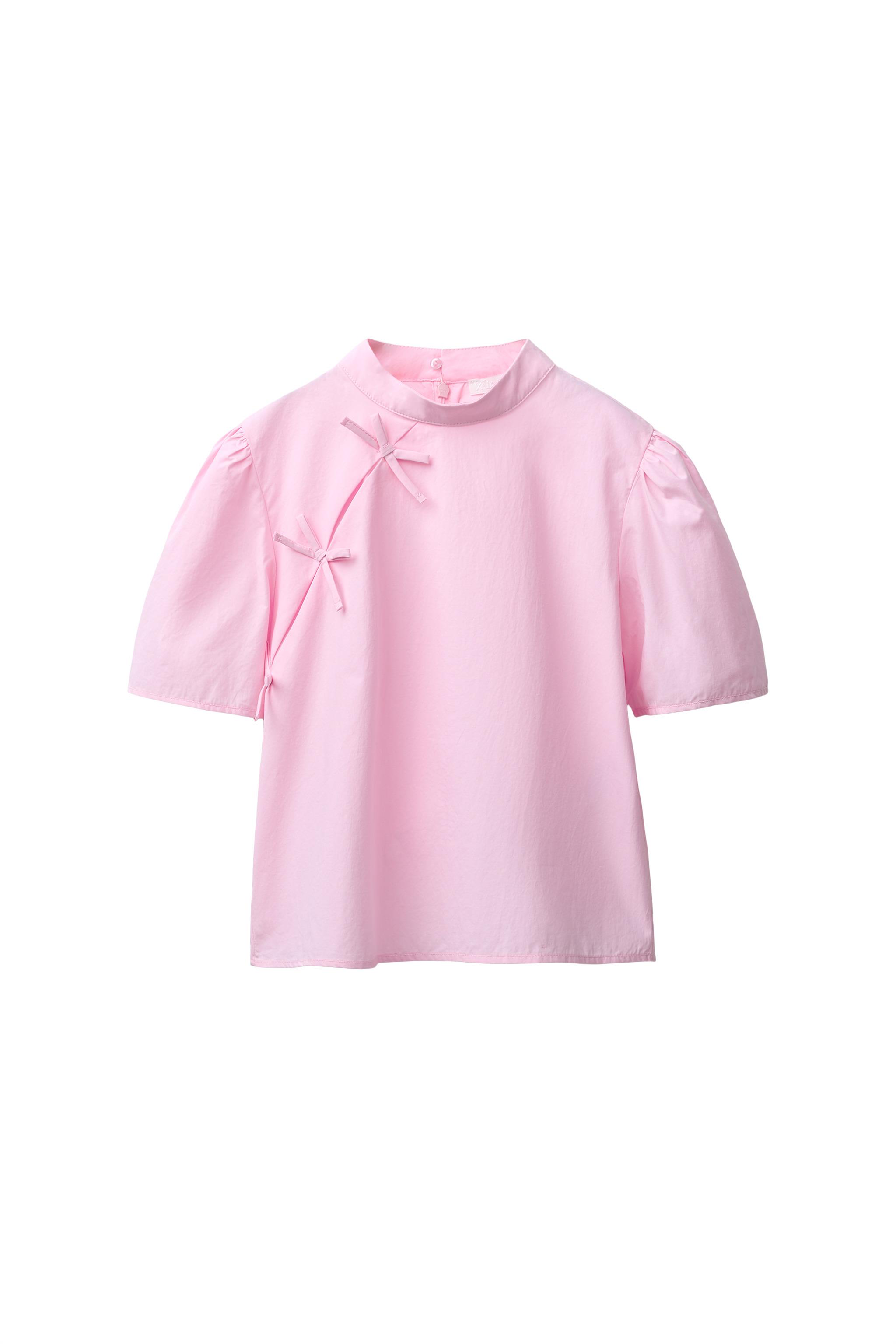BOW SHIRT - Pink | ZARA South Africa