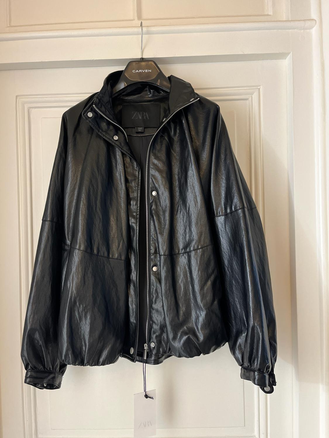 ΜΠΟΥΦΑΝ BOMBER ΜΕ ΥΦΗ ΔΕΡΜΑΤΟΣ ZW COLLECTION - Image 5