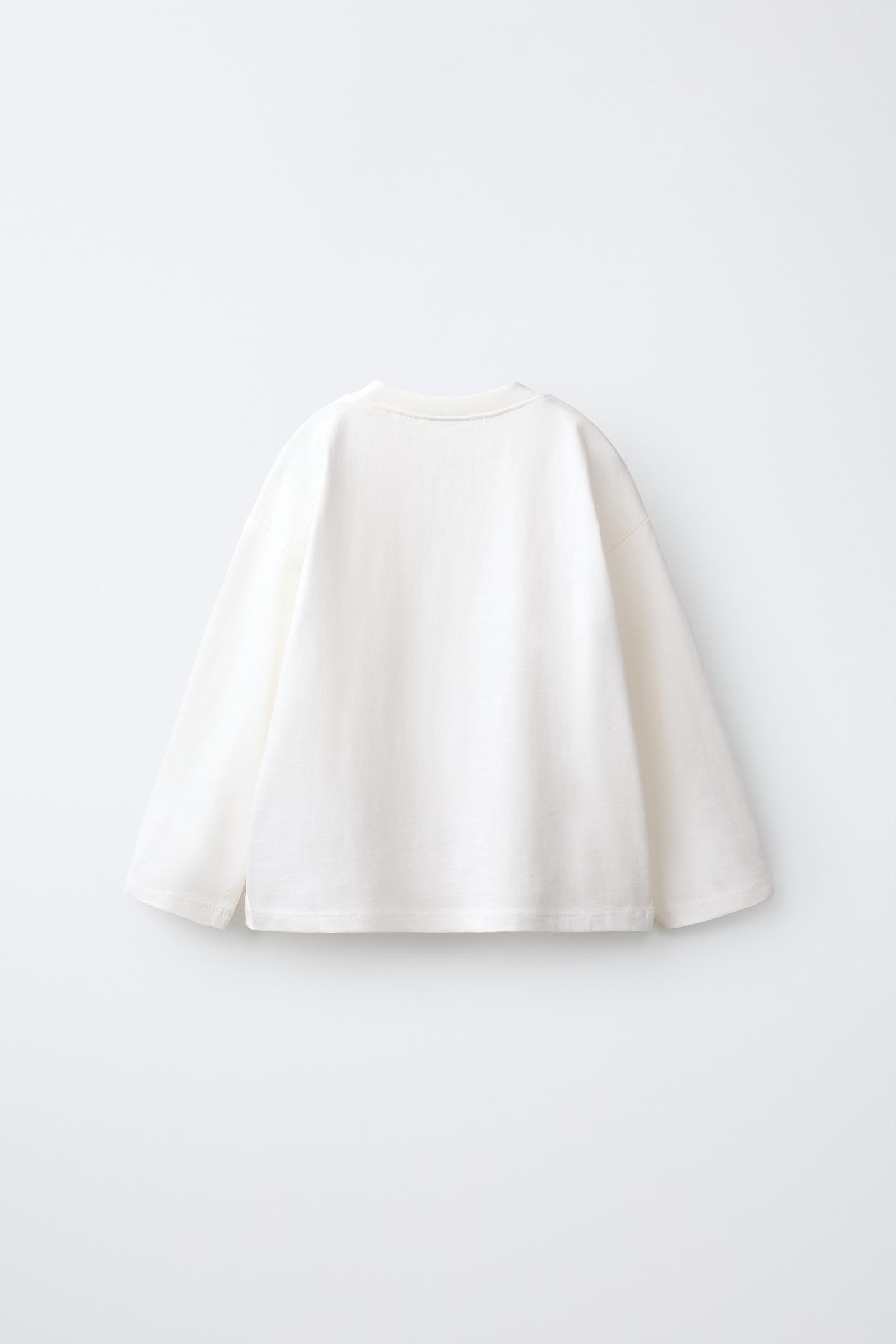Детская футболка Zara Mom Heart Print, цвет: Белый — фото 2