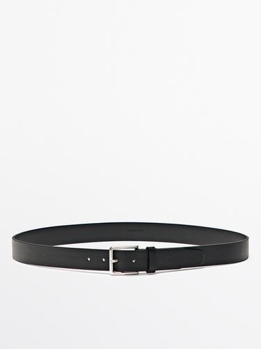 Zara Nappa leather belt - Black - Image 0